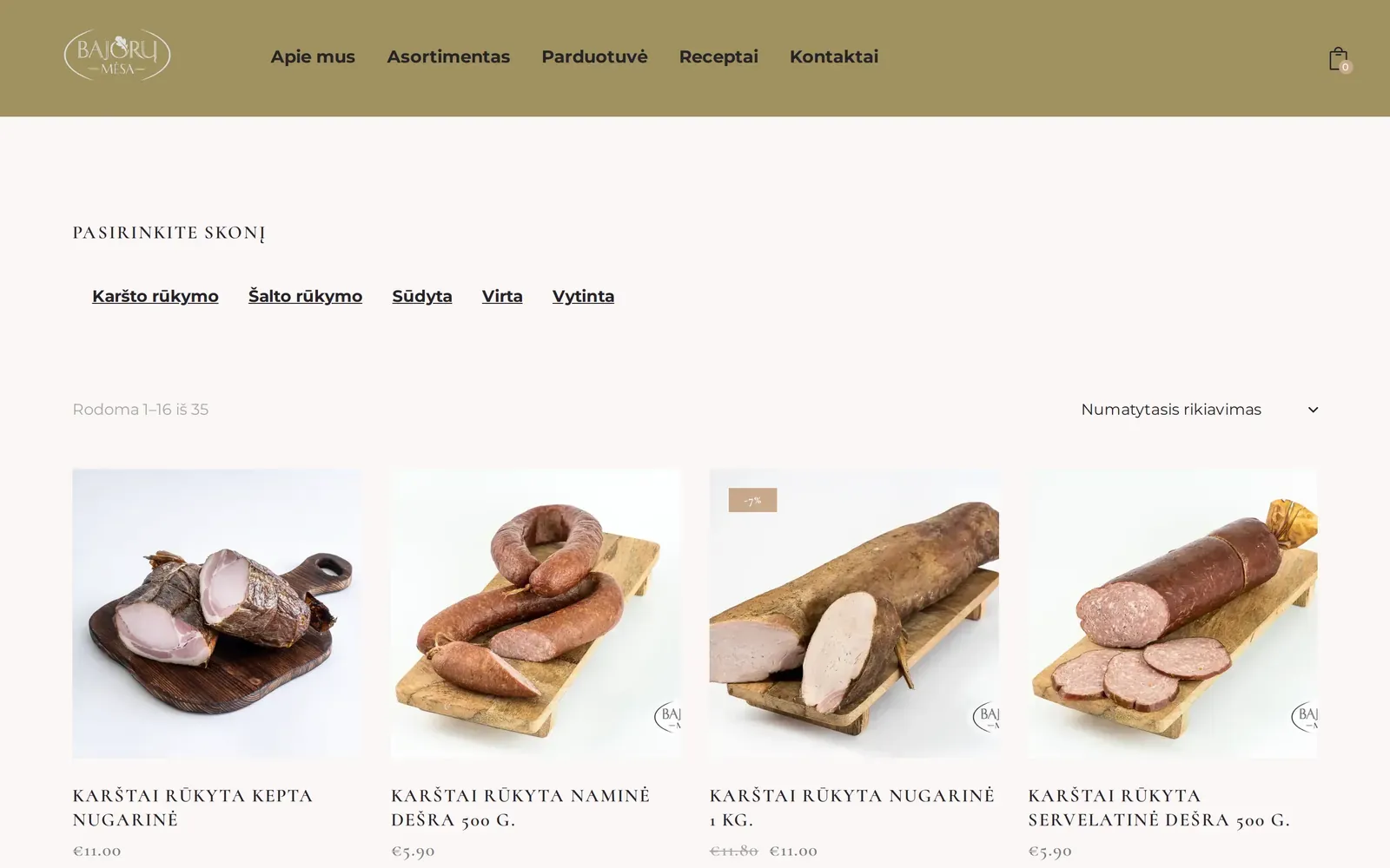 bajorumesa.lt – parduotuvės katalogas
