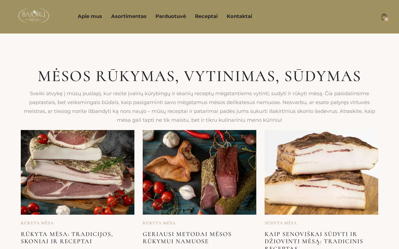 bajorumesa.lt – receptų skiltis