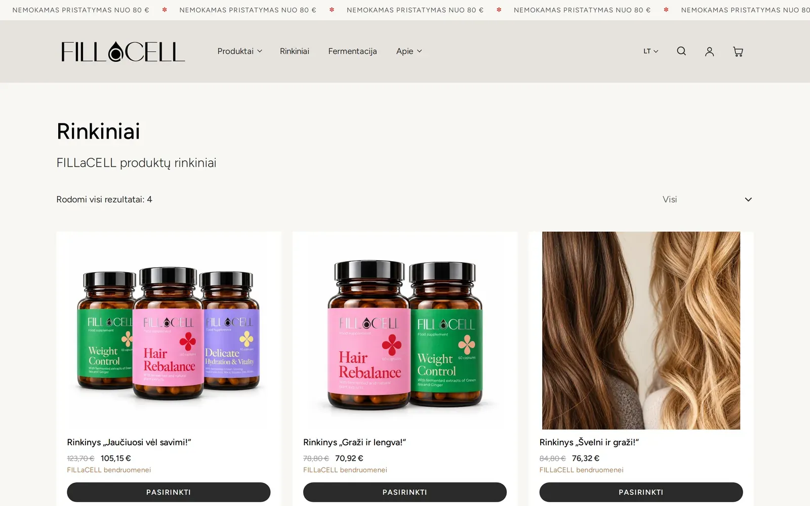 fillacell.com – produktų rinkiniai