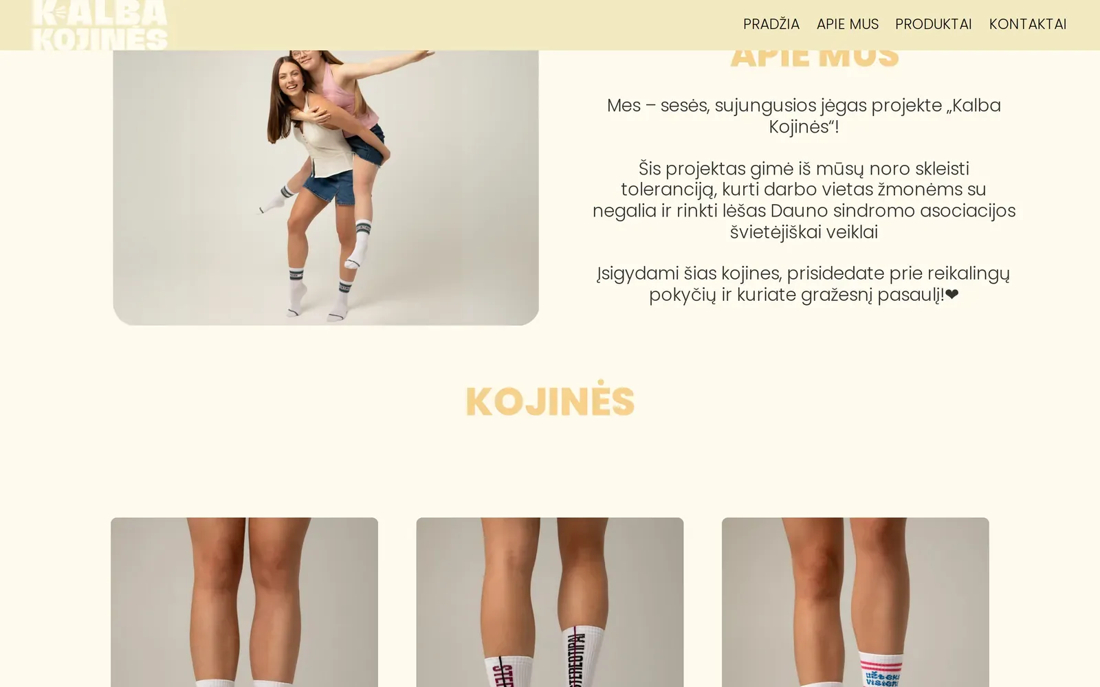kalbakojines.lt – projekto istorija ir kojinės