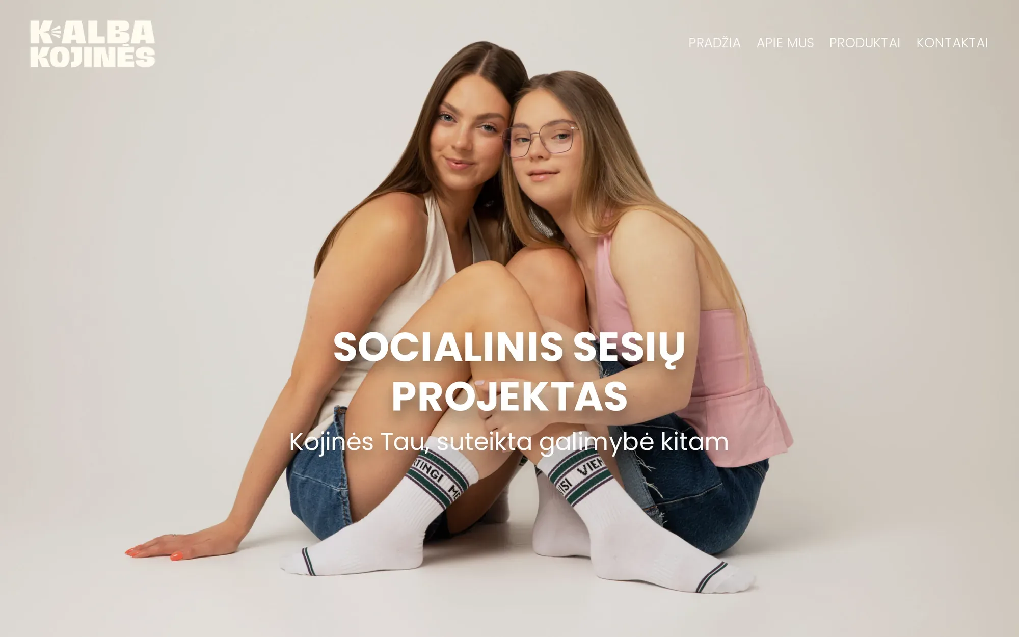 kalbakojines.lt pradinis puslapis kompiuteryje