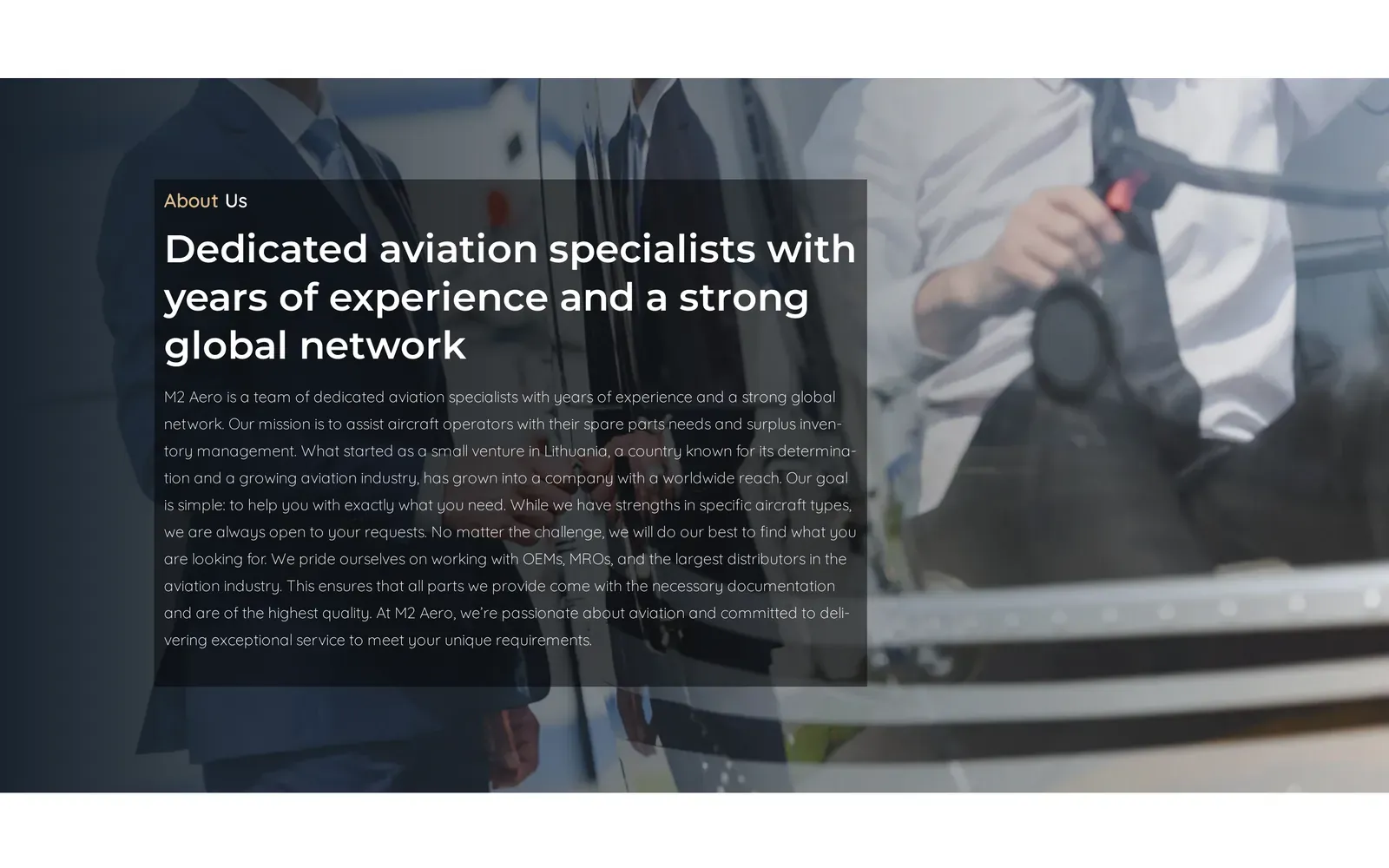m2-aero.com – apie įmonę