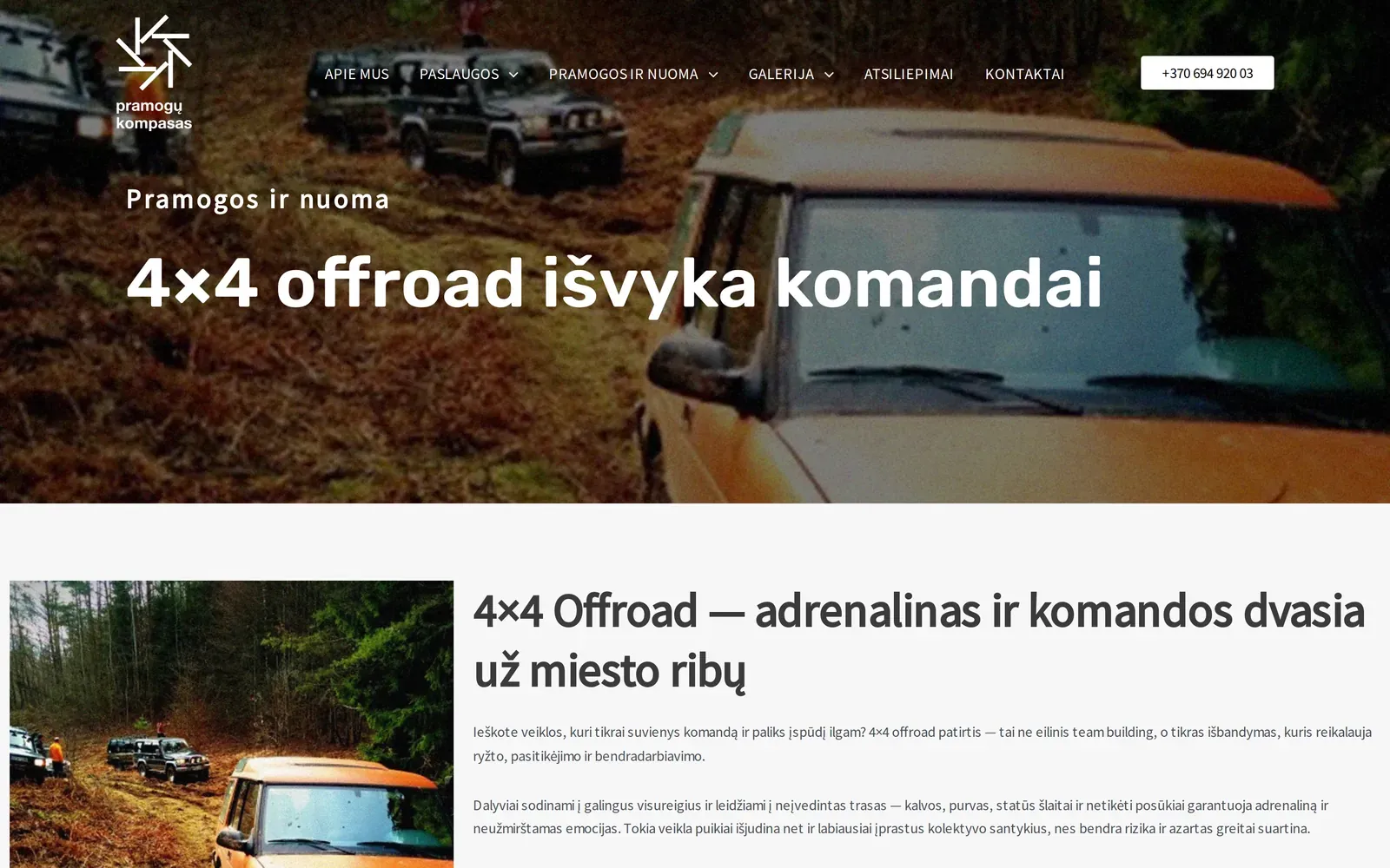 pramogukompasas.lt – pramogos puslapis – 4×4 offroad