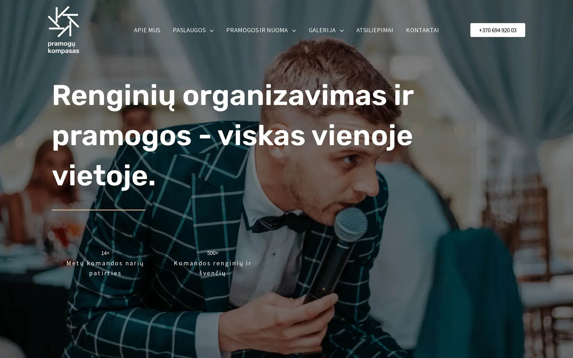 pramogukompasas.lt pradinis puslapis kompiuteryje