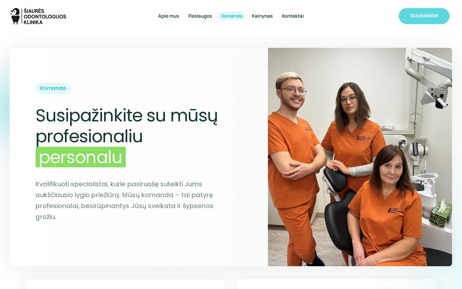 siauresodontologijosklinika.lt – komanda