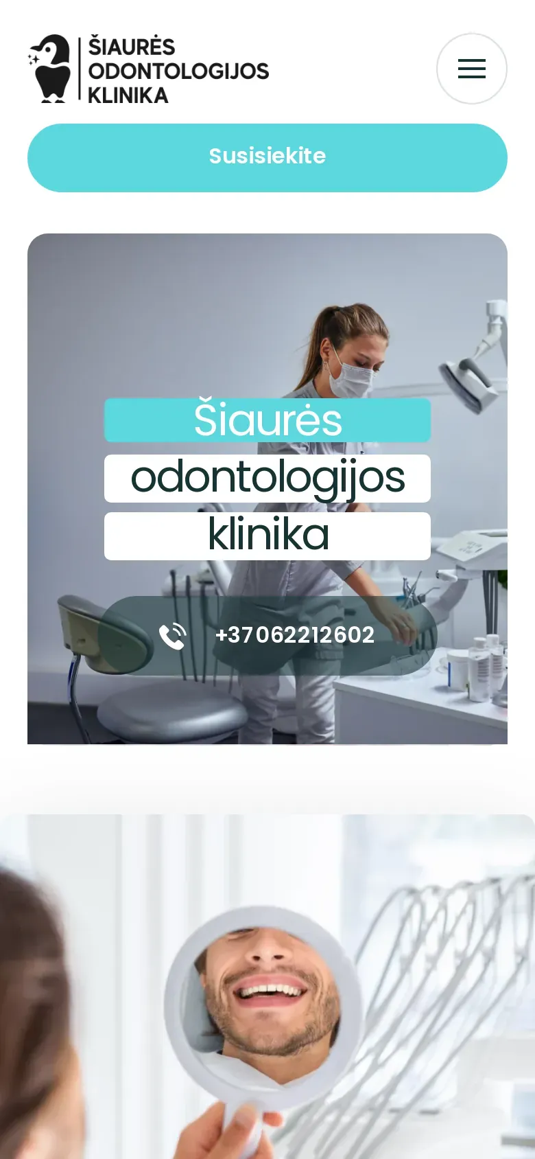siauresodontologijosklinika.lt pradinis puslapis telefone