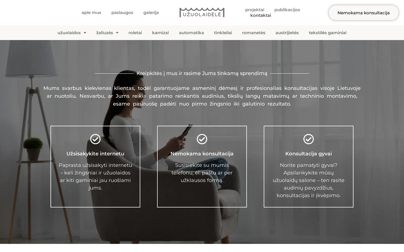 uzuolaidele.lt – kontaktai
