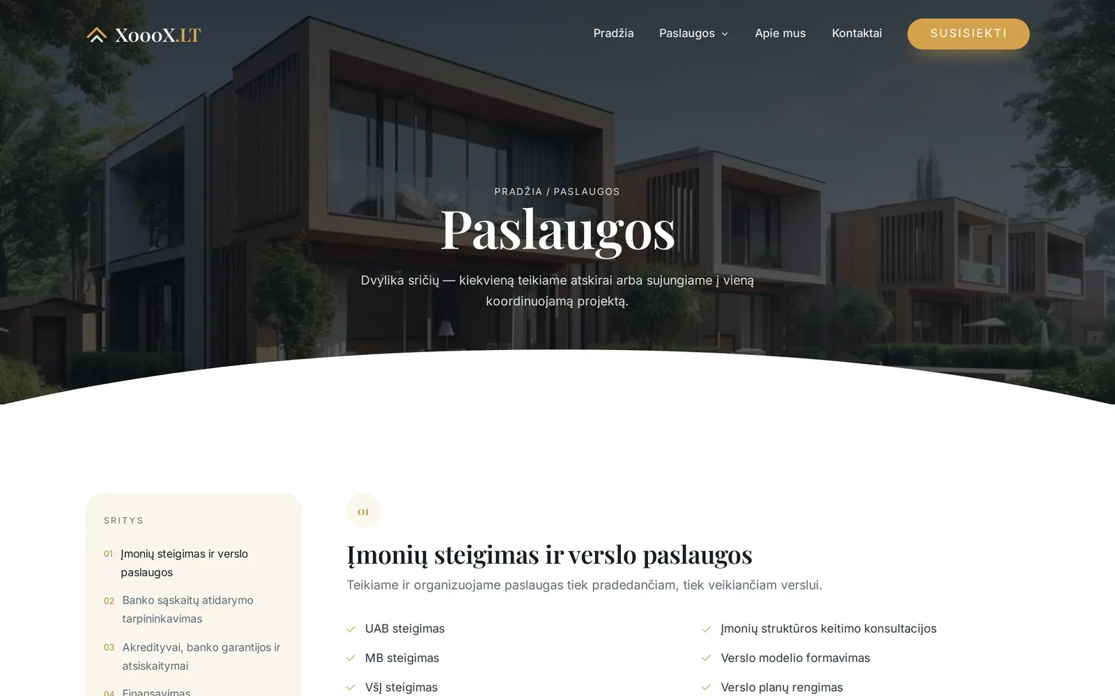 x000x.lt – paslaugų puslapis